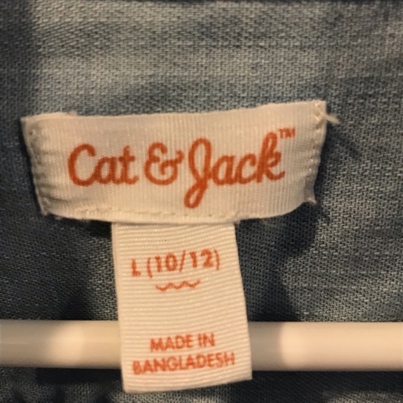 Girls denim button down. - Picture 2 of 3